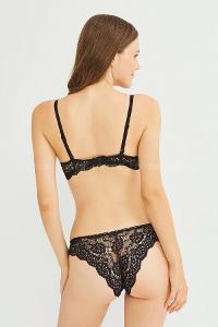 Lamelif Dream Sütyen Dolu Takım Siyah