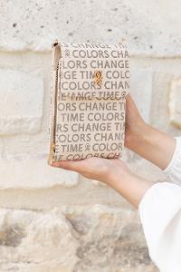 Lamelif Deri Askılı Messenger Model Çanta Krem