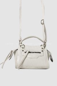 Lamelif Çapraz Askılı Deri Cool Çanta Beyaz