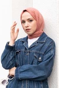 Lamelif Bambu Şal Koyu Pudra