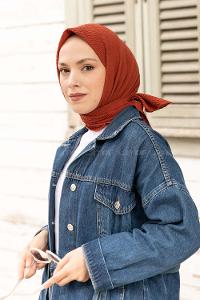 Tile Cotton Fabric Straight Shawl