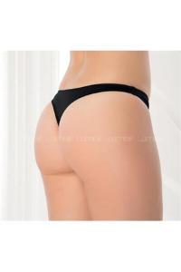 Black Cotton Fabric Scanties