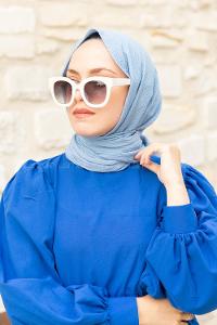 Modalamelif Mio Caz Şal Gök Mavisi