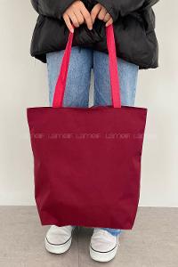 Claret Red Without Accessories Rope Hand Bag Bag