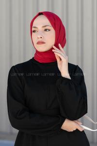 Lamelif Pamuk Crash Şal Kırmızı