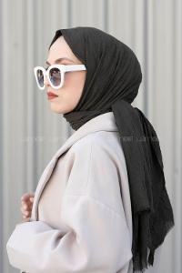 Lamelif Bambu Şal Koyu Yeşil