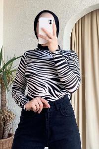 Black-1 Medium Crew Neck Long Arm Cotton Body