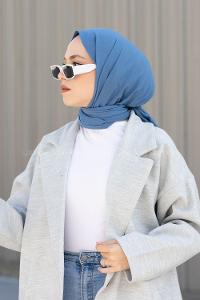 Anatolian Black Cotton Fabric Viscose Fabric Straight Shawl