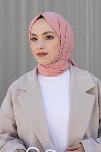 Powder Cotton Fabric Viscose Fabric Straight Shawl