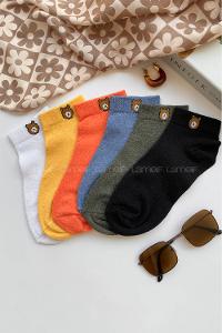 Lamelif 6lı Ayı Yarım Konç Çorap