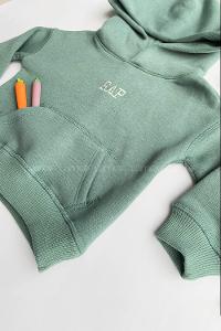 Lamelif Gap Yazılı Unisex Kapşonlu Sweat 18 Ay/ 6 Yaş