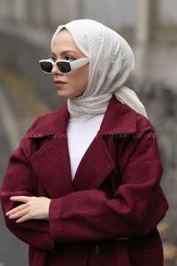 Lamelif Bürümcük Şal Vanilya