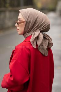 Lamelif Mio Caz Eşarp Vizon