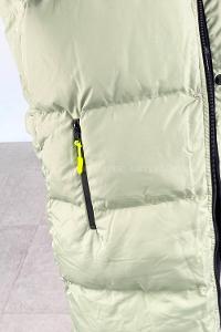 Modalamelif Arkası Lastikli Şişme Yelek Mint Yeşili