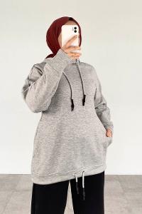 Modalamelif Gri Berendıne Z Üç İplik Sweat