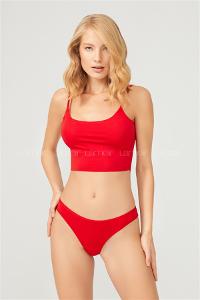 Lamelif Kotton Bayan Klasik Külot Kırmızı