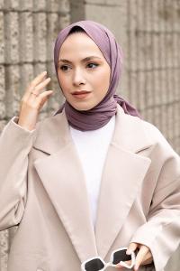 Lamelif Lila Keten Şal