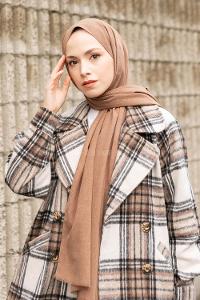 Lamelif Toprak Keten Şal