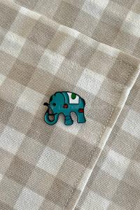 Lamelif Sevimli Fil Demir Broş