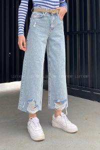 Lamelif Lazer Kesim Jean