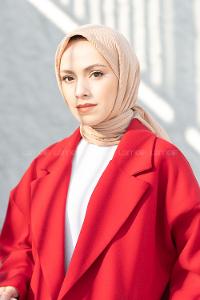 Lamelif Mio Caz Eşarp Bej