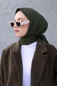 Lamelif Mio Caz Eşarp Koyu Yeşil