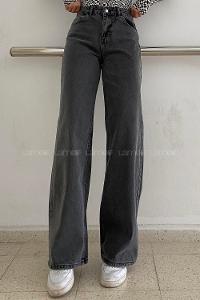 Smoked Denim High Waist Denim Pants