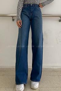 Blue-1 Denim High Waist Denim Pants