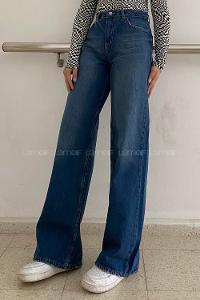 Blue-1 Denim High Waist Denim Pants