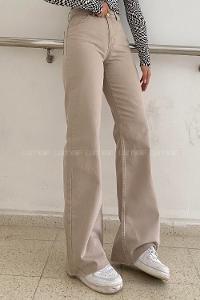 Stone Denim High Waist Denim Pants