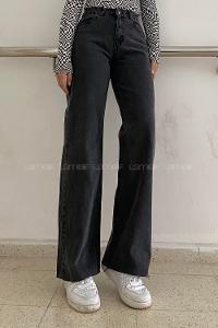 Smoked Denim High Waist Denim Pants