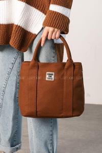 Tan Buckle Skin Hand Bag Bag