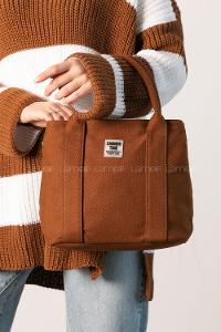Tan Buckle Skin Hand Bag Bag