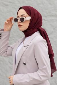 Lamelif Bambu Şal Acı Bordo