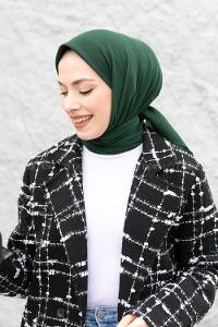 Lamelif Mio Caz Eşarp Zümrüt Yeşili