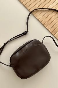 Lamelif Mini Urban Çapraz Askılı Çanta Acı Kahve