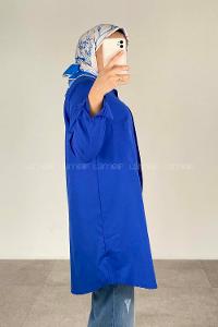 Modalamelif Boyfriend Gömlek Saks