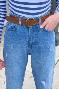 Lamelif Yırtıklı Mom Jean