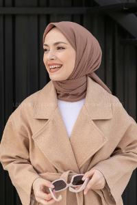 Mint Green Cotton Fabric Straight Shawl