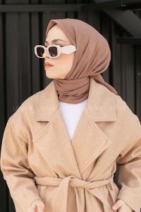 Mint Green Cotton Fabric Straight Shawl