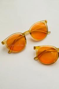 Lamelif Ayris -Bal Çerçeve Turuncu Cam- Güneş Gözlüğü