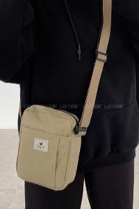 Lamelif  İki Bölmeli Omuz Çantası Vizonrengi