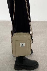 Lamelif  İki Bölmeli Omuz Çantası Vizonrengi