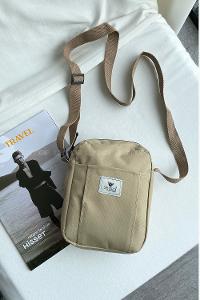 Lamelif  İki Bölmeli Omuz Çantası Vizonrengi