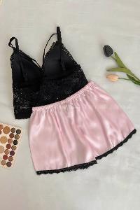 Lamelif Dantelli Bralet Takım Desteksiz