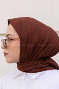 Lamelif Bambu Eşarp Çikolata Kahve