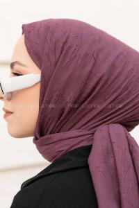 Powder Black Cotton Fabric Straight Shawl