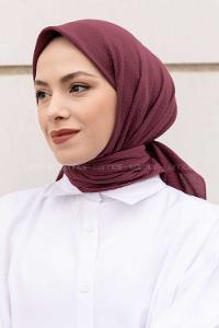 Caz Eşarp Koyu Gül