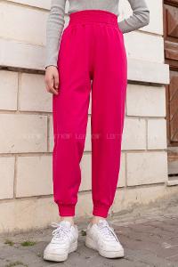 Lamelif Önü Arma Detaylı Eşofman Fuşya