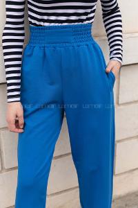 Lamelif Önü Arma Detaylı Eşofman İndigo